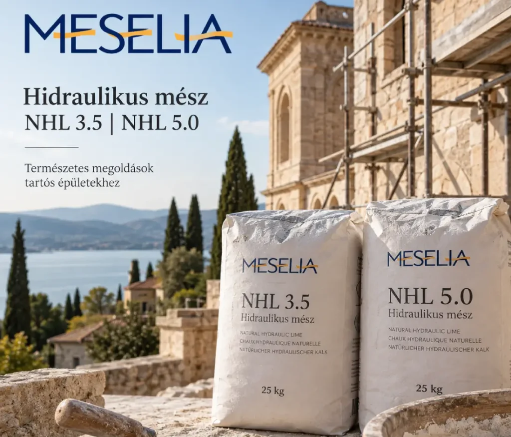 Természetes hidraulikus mész – amikor a hagyomány és a teljesítmény találkozik