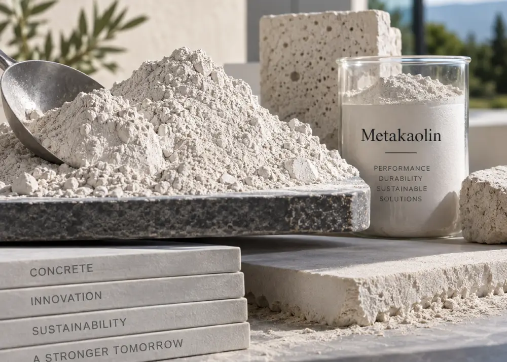 Metakaolin: amikor kevesebb cementtel többet várunk a betontól